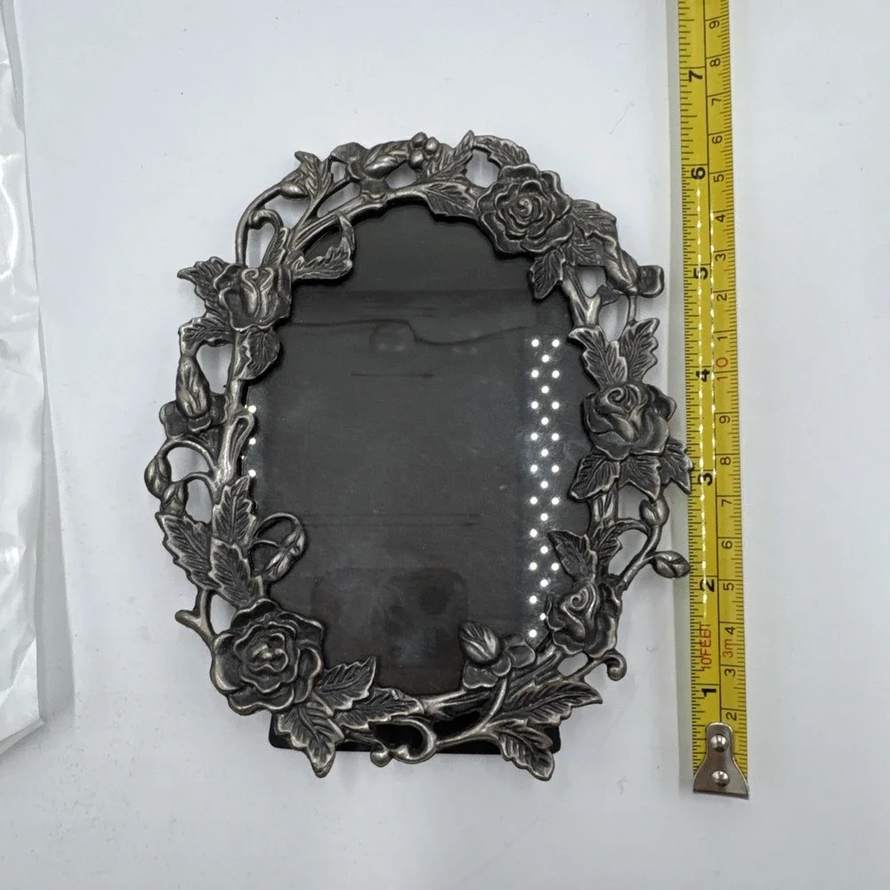 Vintage Picture Frame Lot 9 Burnes Boston Enesco Solid Brass Ornate Mini Frames